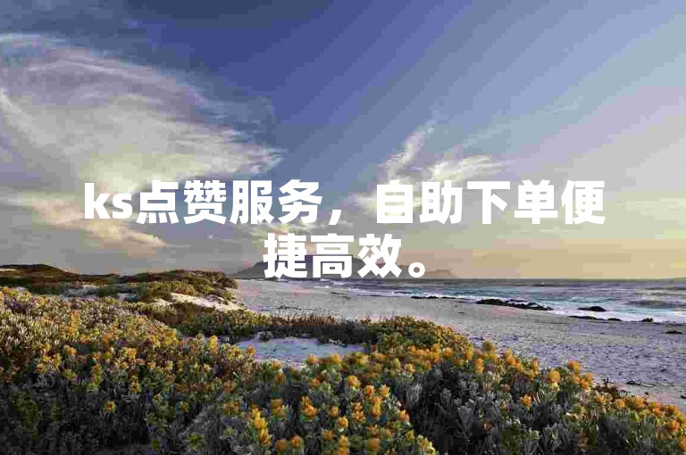 ks点赞服务，自助下单便捷高效。