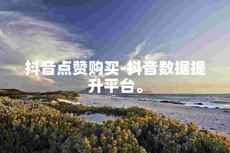 抖音点赞购买-抖音数据提升平台。