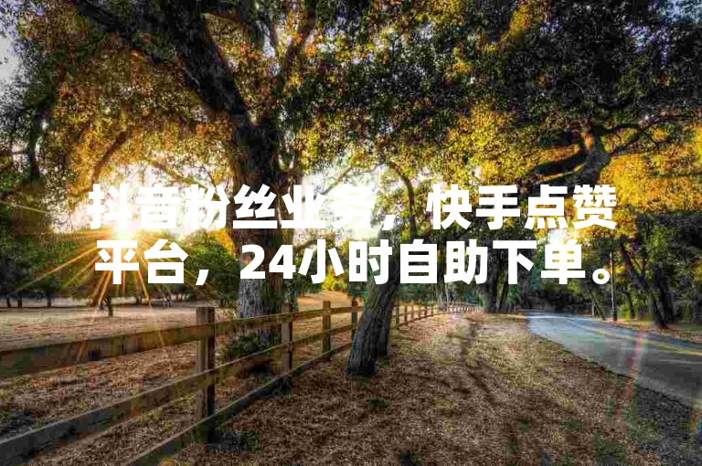 抖音粉丝业务，快手点赞平台，24小时自助下单。