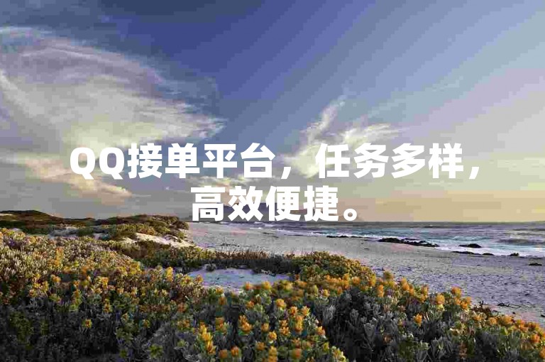 QQ接单平台，任务多样，高效便捷。
