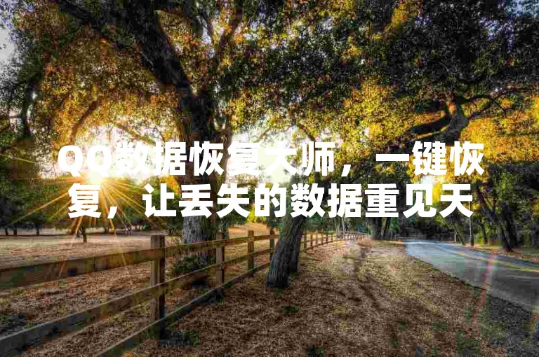 QQ数据恢复大师，一键恢复，让丢失的数据重见天日！2025必备技能。