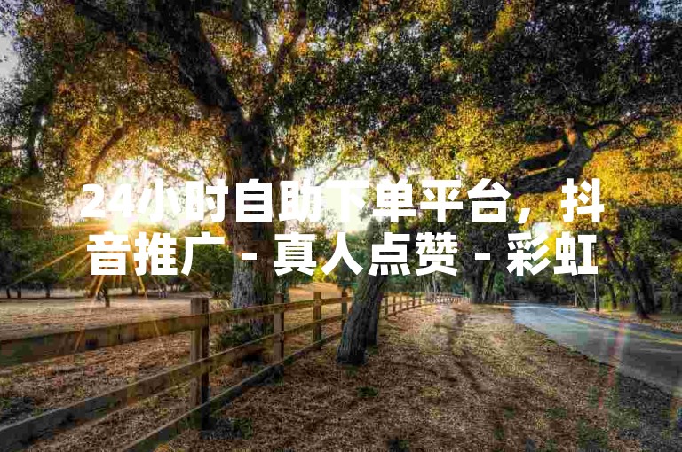 24小时自助下单平台，抖音推广 - 真人点赞 - 彩虹云商城激情再燃！
