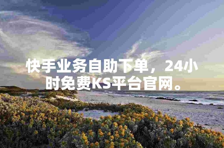 快手业务自助下单，24小时免费KS平台官网。