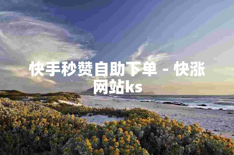 快手秒赞自助下单 - 快涨网站ks