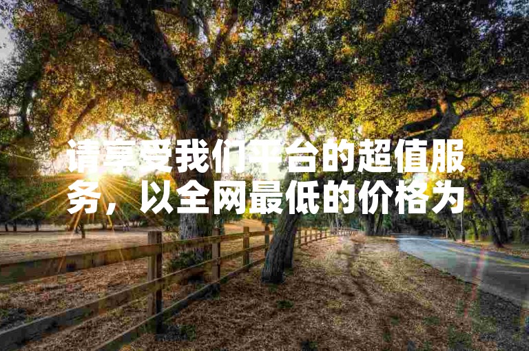 请享受我们平台的超值服务，以全网最低的价格为您的KS账户增加点赞量。