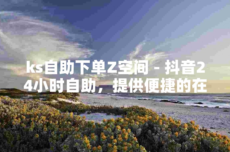 ks自助下单Z空间 - 抖音24小时自助，提供便捷的在线服务体验。