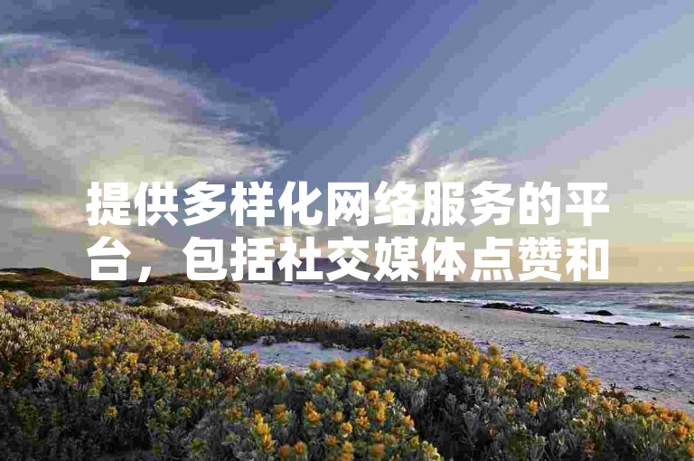 提供多样化网络服务的平台，包括社交媒体点赞和分享服务，以自助的方式便捷下单。