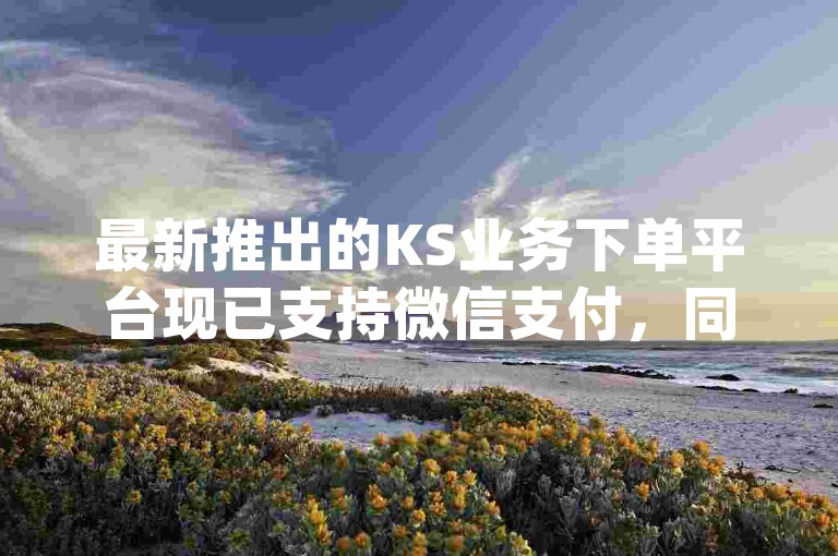 最新推出的KS业务下单平台现已支持微信支付，同时提供24小时自动发卡服务，适用于dnf卡盟用户；此外，还有点赞助手app供快手用户下载，以及QQ绝版名片的领取链接。