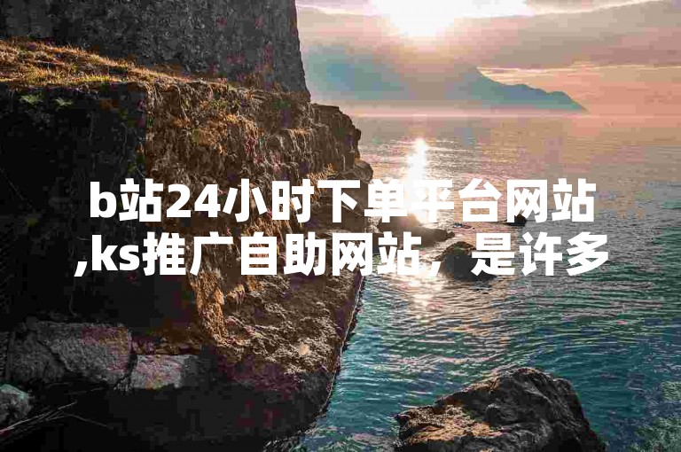b站24小时下单平台网站,ks推广自助网站，是许多用户在寻求便捷服务时的首选之地。