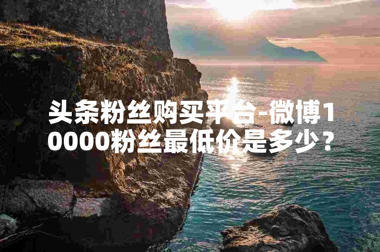 头条粉丝购买平台-微博10000粉丝最低价是多少？