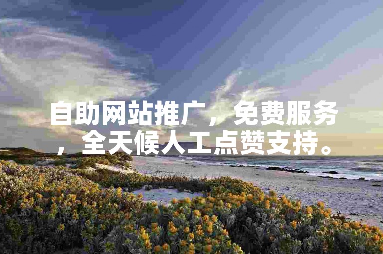自助网站推广，免费服务，全天候人工点赞支持。