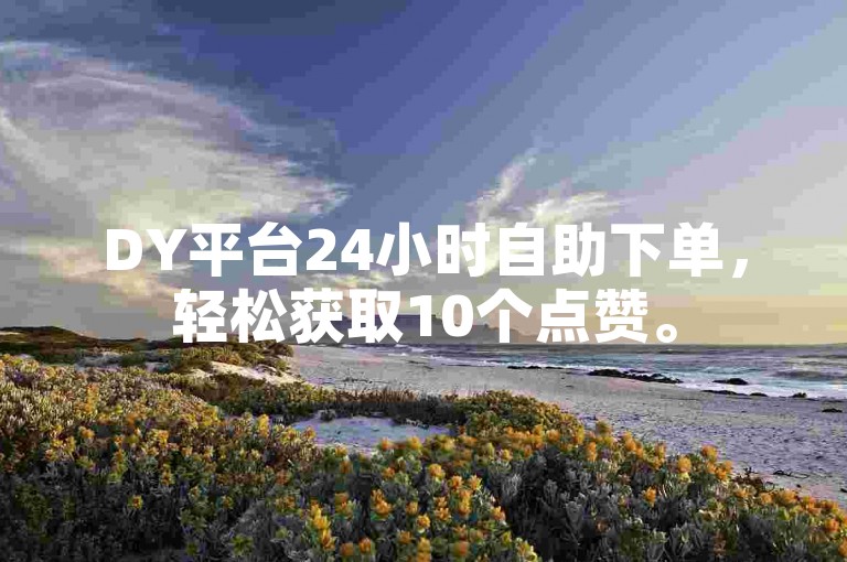 DY平台24小时自助下单，轻松获取10个点赞。
