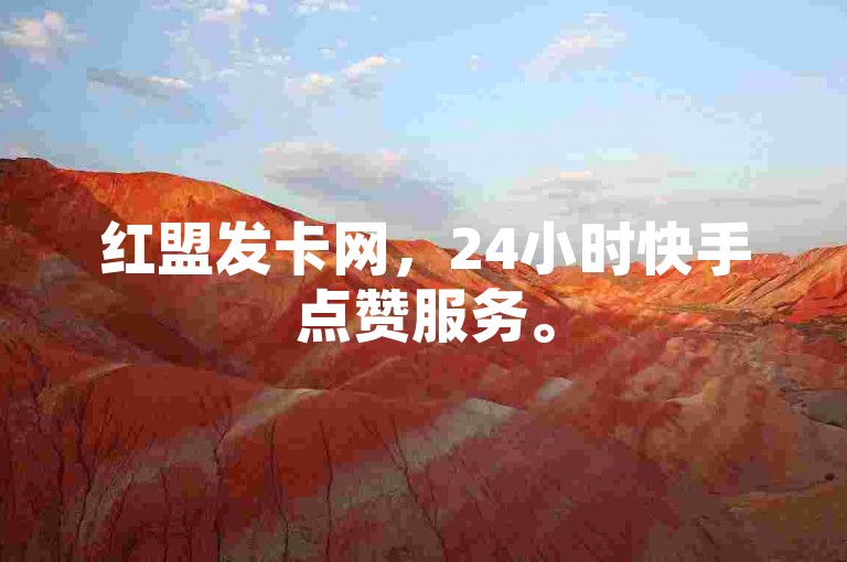 红盟发卡网，24小时快手点赞服务。