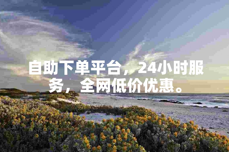 自助下单平台，24小时服务，全网低价优惠。