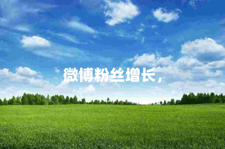 微博粉丝增长，500关注快速获取。