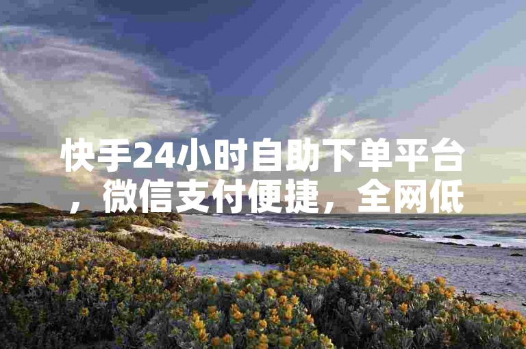 快手24小时自助下单平台，微信支付便捷，全网低价优惠中！