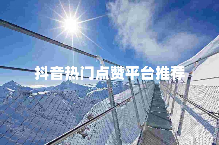抖音热门点赞平台推荐