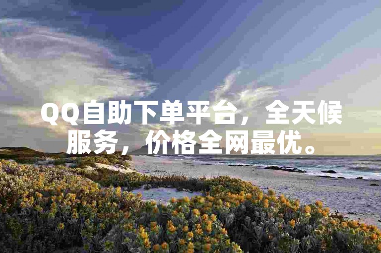 QQ自助下单平台，全天候服务，价格全网最优。
