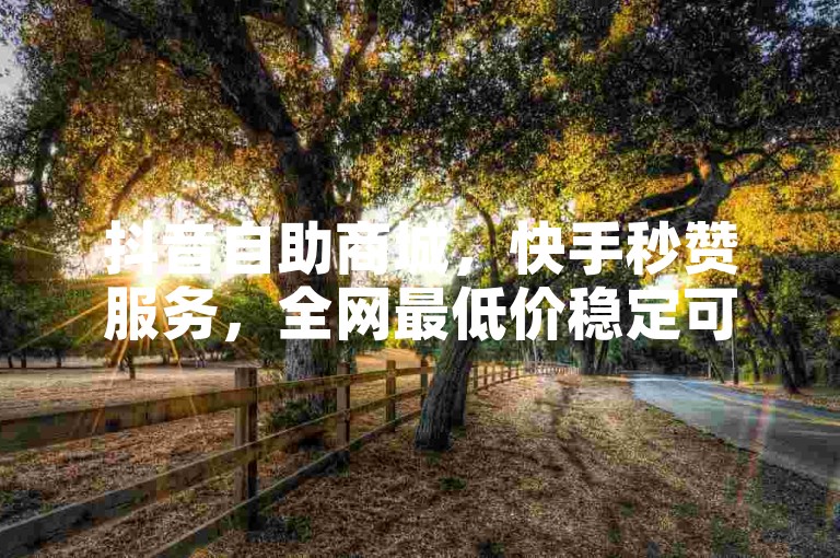 抖音自助商城，快手秒赞服务，全网最低价稳定可靠。