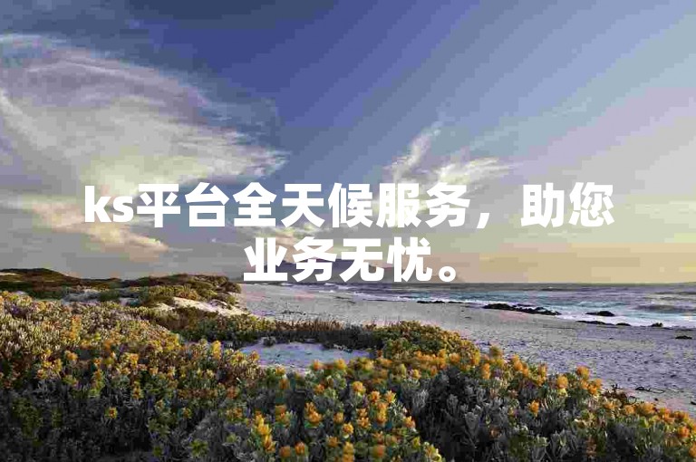 ks平台全天候服务，助您业务无忧。