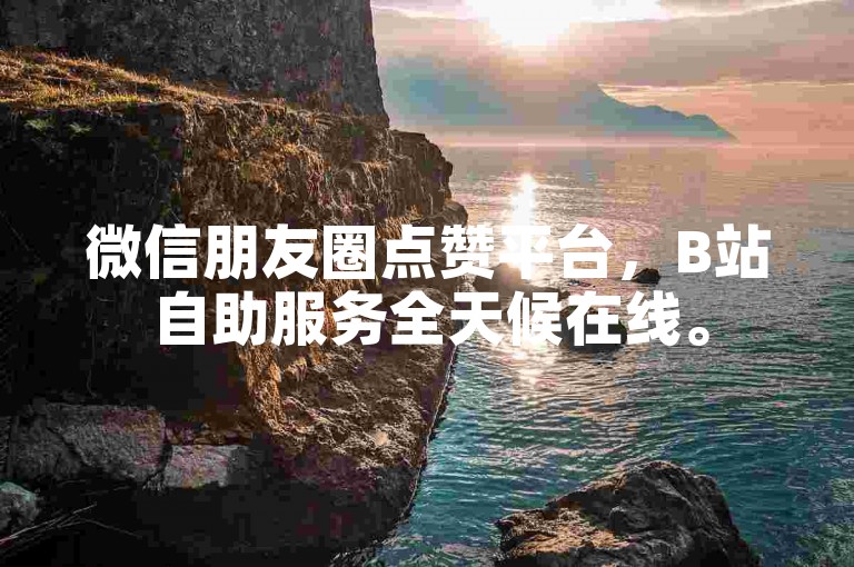 微信朋友圈点赞平台，B站自助服务全天候在线。
