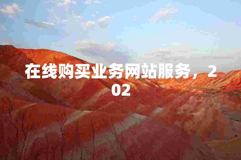 在线购买业务网站服务，2025必备技能！
