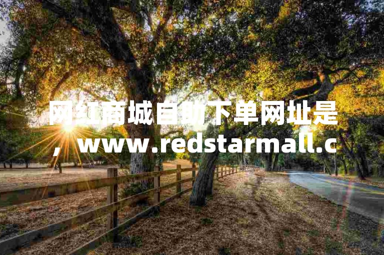 网红商城自助下单网址是，www.redstarmall.com。