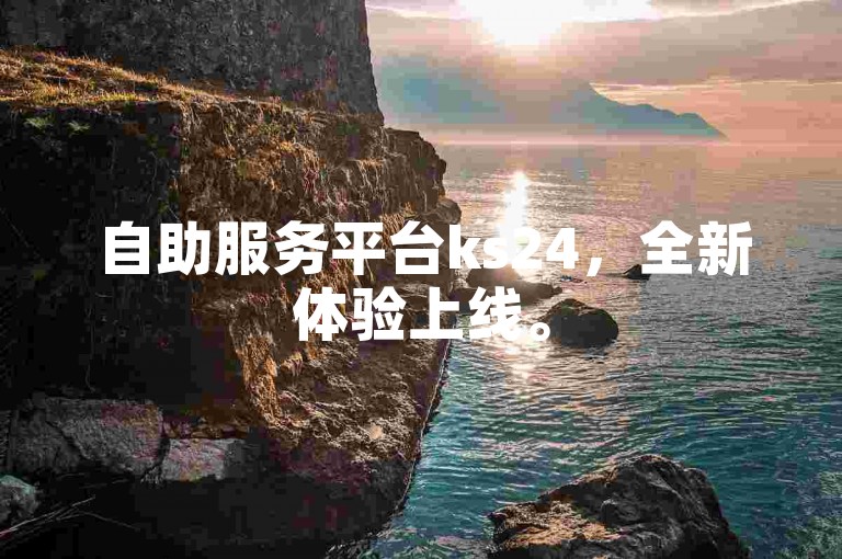 自助服务平台ks24，全新体验上线。