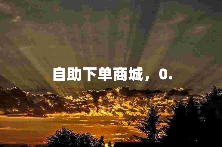 自助下单商城，0.5元即可获得1000赞。