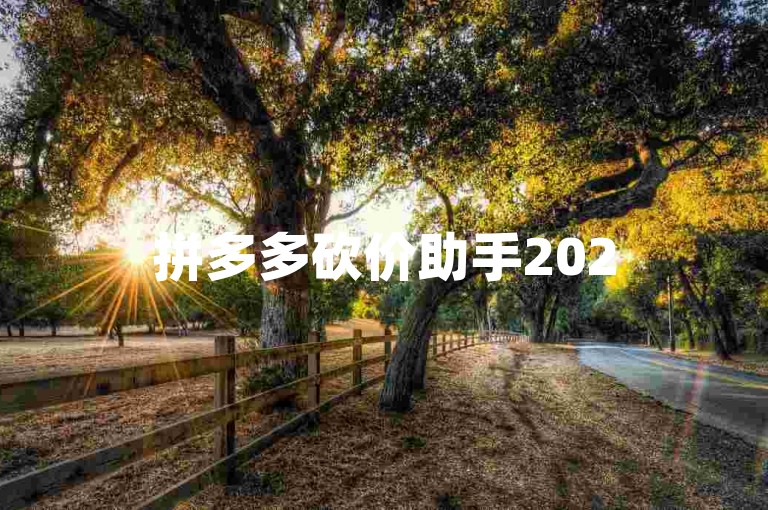 拼多多砍价助手2025，轻松助力省钱购物。