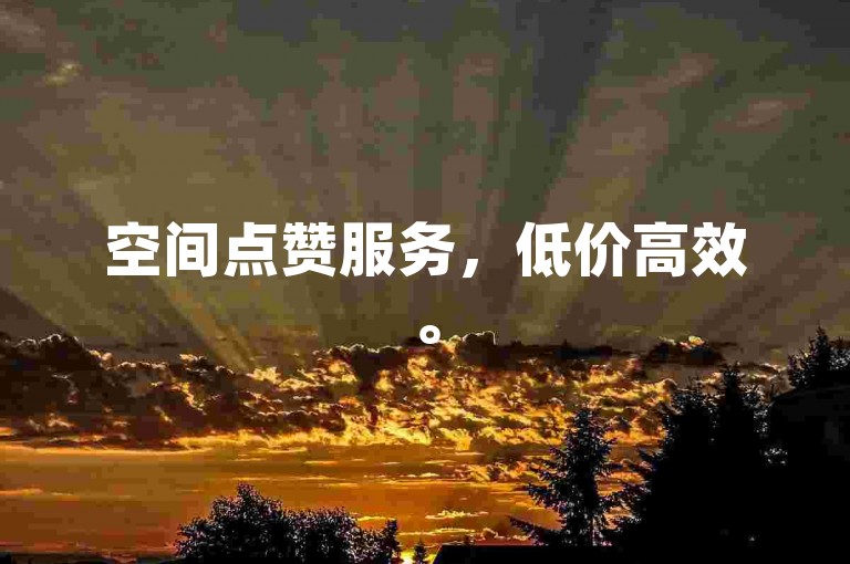 空间点赞服务，低价高效。
