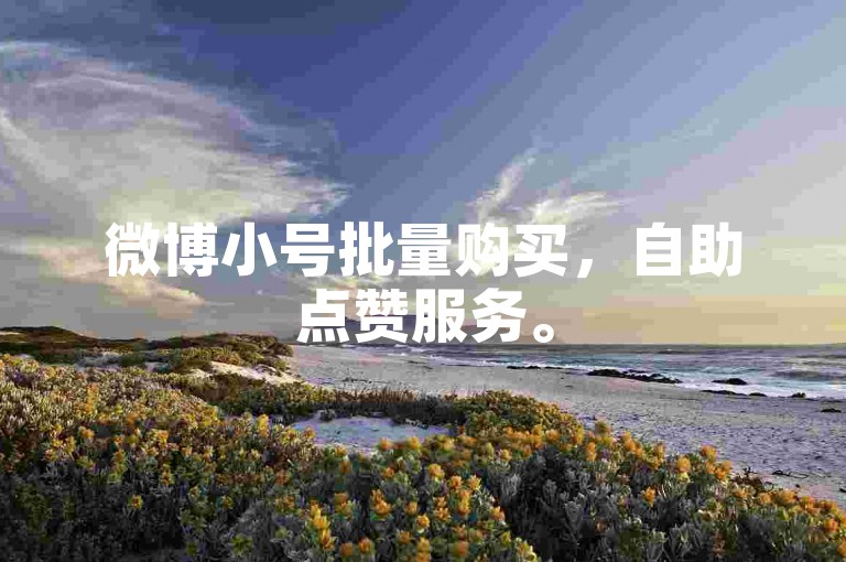 微博小号批量购买，自助点赞服务。