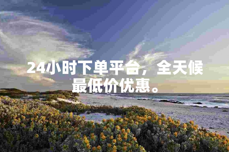 24小时下单平台，全天候最低价优惠。