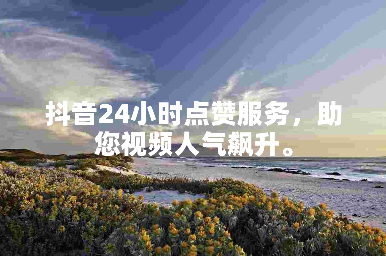 抖音24小时点赞服务，助您视频人气飙升。