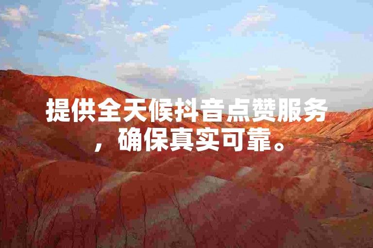 提供全天候抖音点赞服务，确保真实可靠。