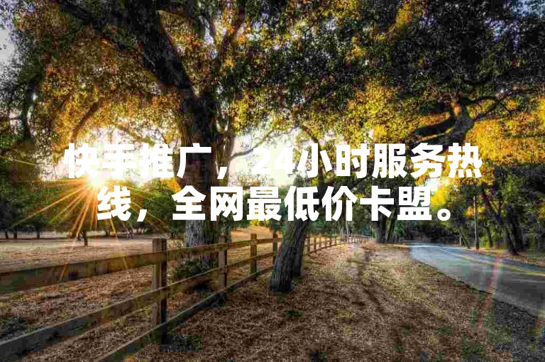 快手推广，24小时服务热线，全网最低价卡盟。