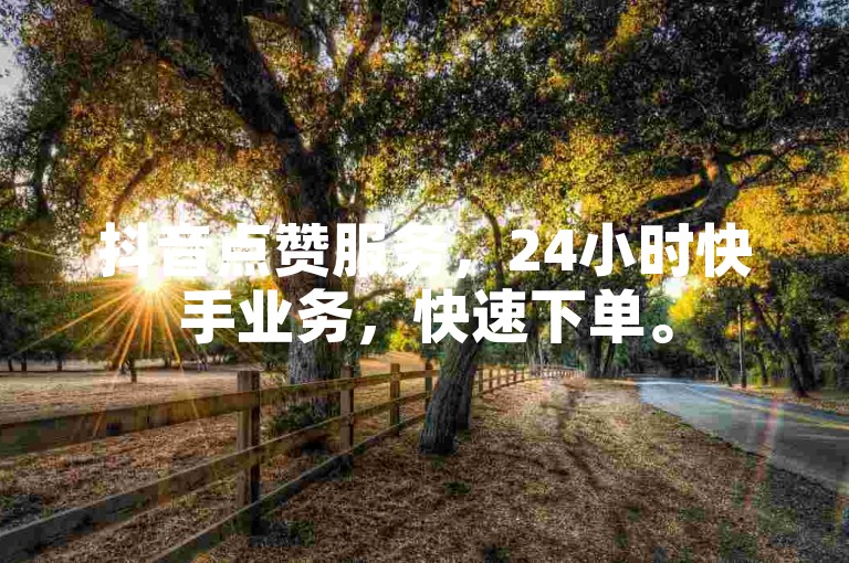 抖音点赞服务，24小时快手业务，快速下单。