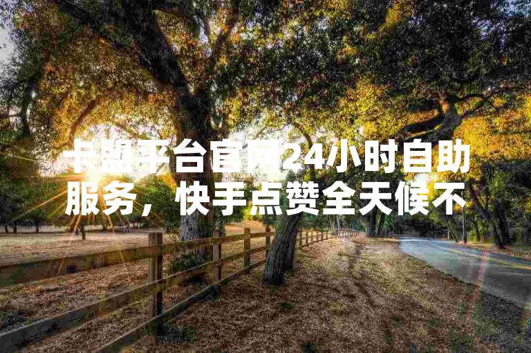 卡盟平台官网24小时自助服务，快手点赞全天候不间断。