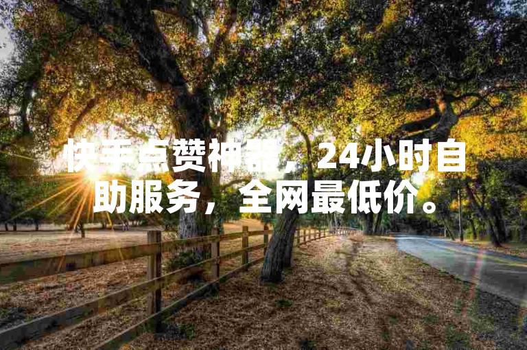 快手点赞神器，24小时自助服务，全网最低价。