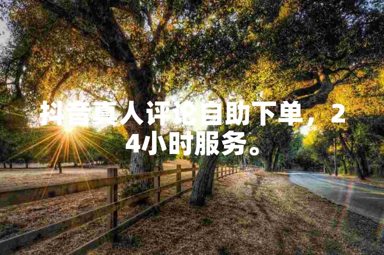 抖音真人评论自助下单，24小时服务。