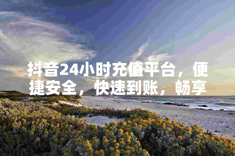 抖音24小时充值平台，便捷安全，快速到账，畅享游戏乐趣！