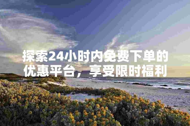 探索24小时内免费下单的优惠平台，享受限时福利。