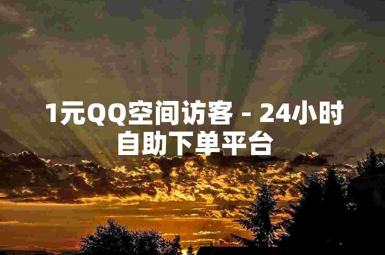 1元QQ空间访客 - 24小时自助下单平台