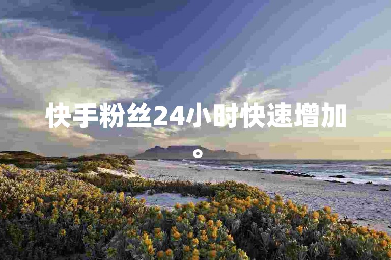 快手粉丝24小时快速增加。