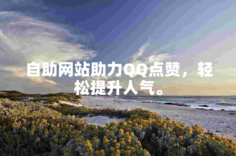 自助网站助力QQ点赞，轻松提升人气。