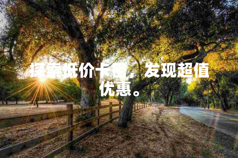 探索低价卡密，发现超值优惠。
