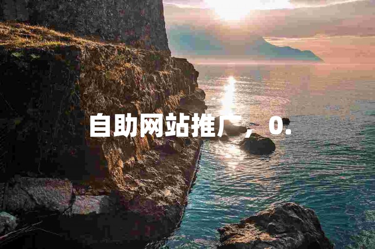 自助网站推广，0.5元获取1000赞轻松下单。
